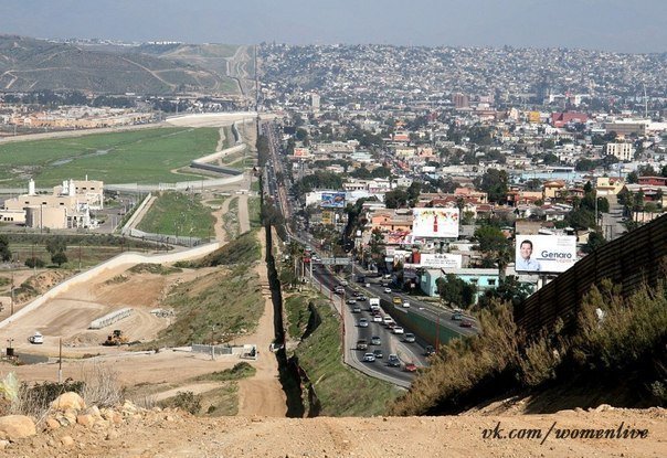 Граница между Мексикой и США