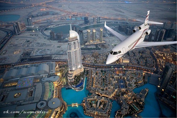 Дубаи, вид сверху