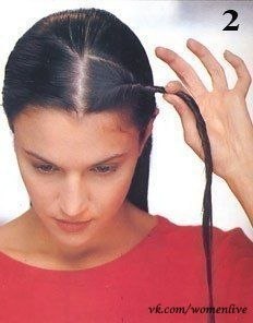 Завивка для прямых волос при помощи лоскутков