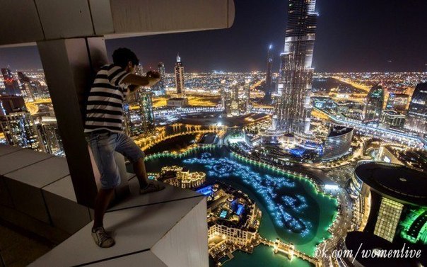 С крыш небоскребов Дубая.
