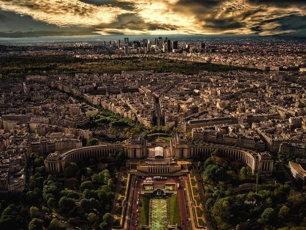 Париж сверху