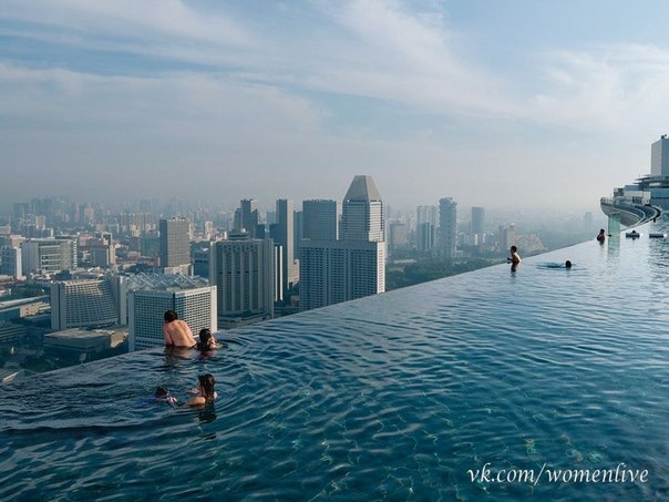 Бассейн Infinity Pool, Сингапур