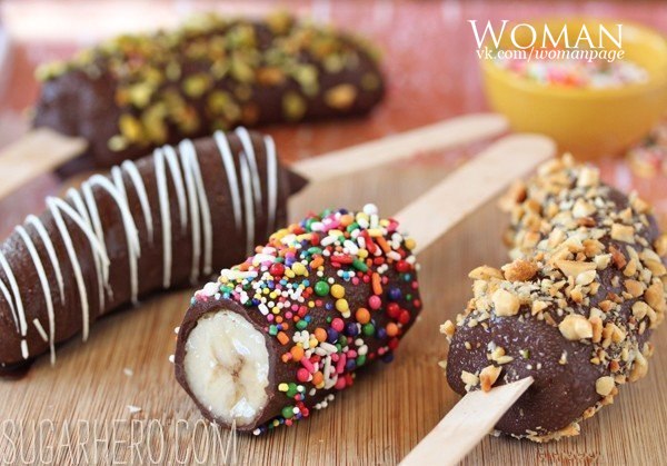 Бананы-мороженое в шоколадной глазури. Гарантированно проглотите язык!