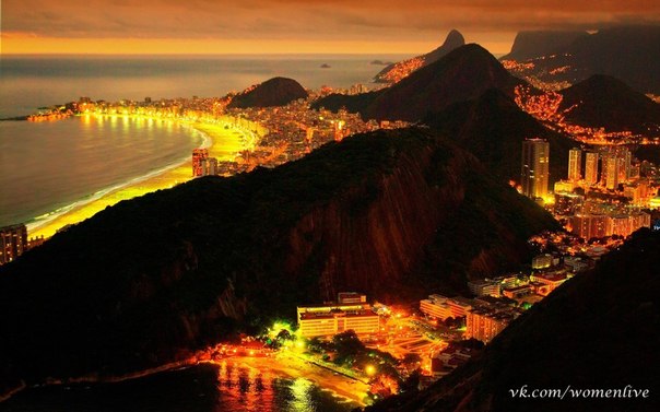 Вечерний Рио-де-Жанейро, Бразилия