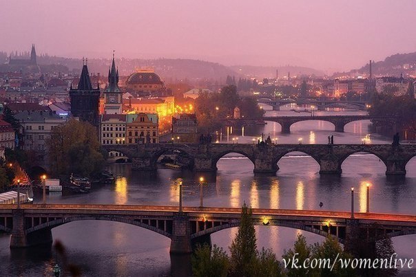 Прага - один из самых романтичных городов Европы!