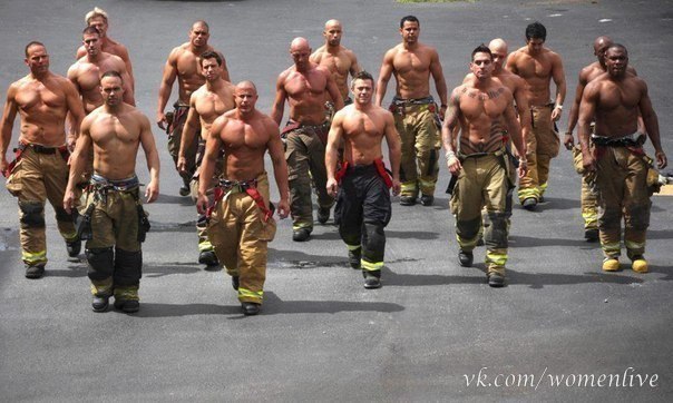 Американские пожарные, они такие...