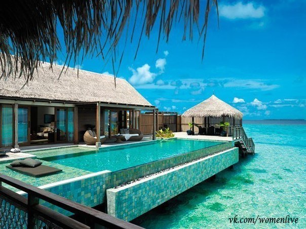 Райский отдых на Мальдивах.