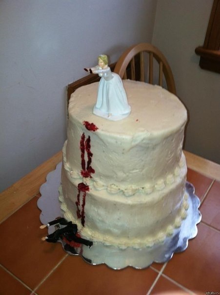 Торт в честь развода