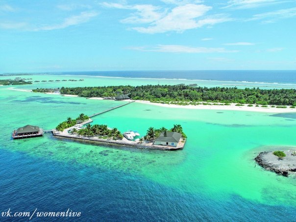 Подводный отель на Мальдивах, Остров Рангали. 