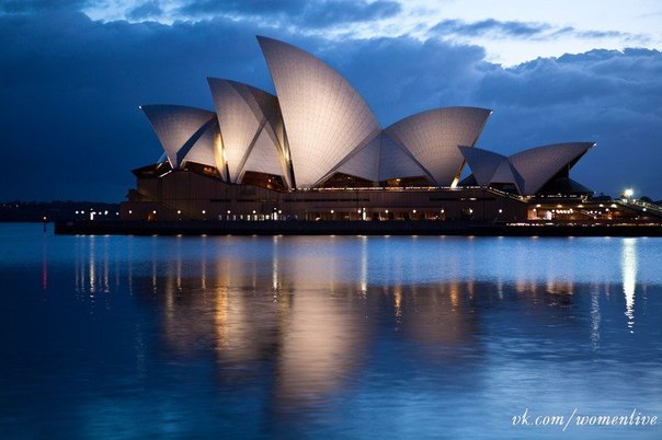 Сиднейский оперный театр, Сидней, Австралия.