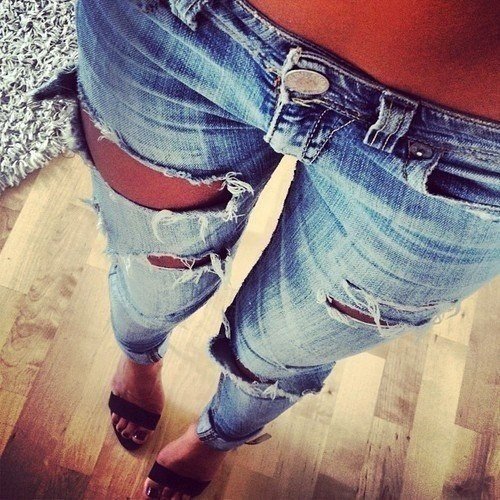 А вы любите носить джинсы?:)