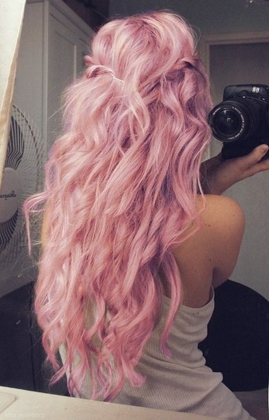 pink hairstyle~