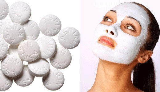 Для обновления кожи раз в неделю хорошо делать очищающую маску из аспирина. Маска удаляет все покраснения и выравнивает кожу. 
