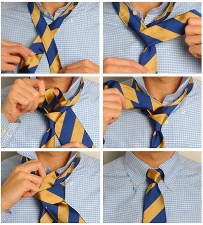 Как завязать галстук.
