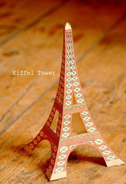 Как сделать Эйфелеву башню из бумаги