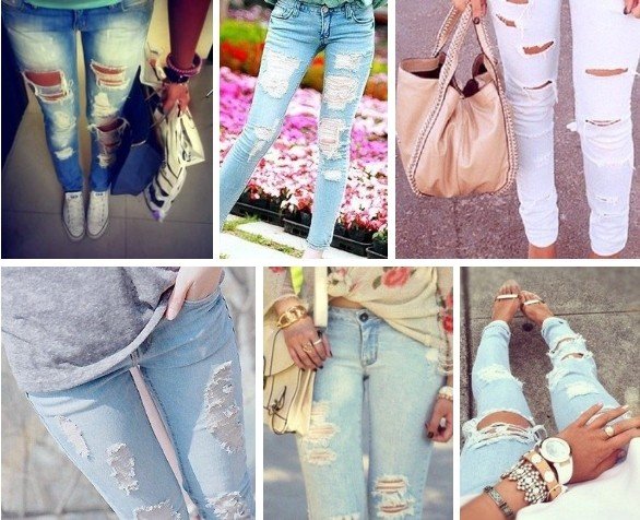 люблю носить джинсы