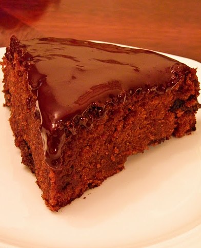 Теплый шоколадный торт 