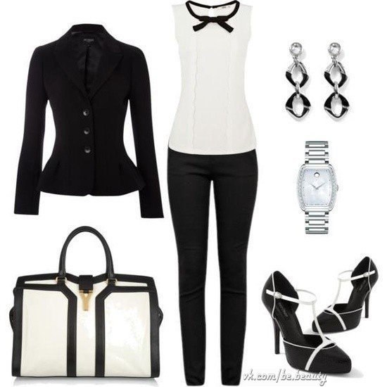 Black & White outfits - вечная классика