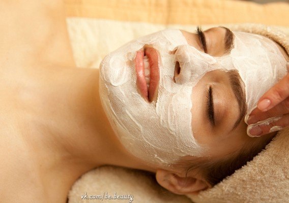 Творожно-солевая маска для жирной кожи